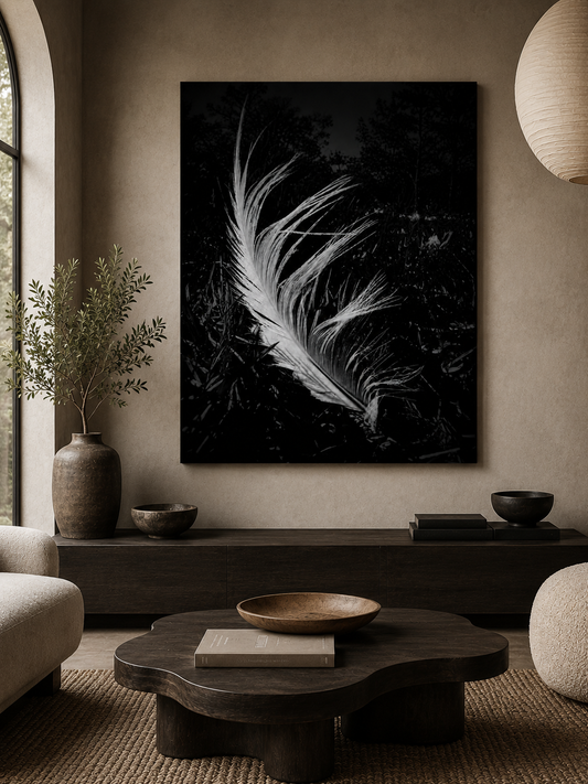 Statement Piece ASCEND- Moody Neutral Wall Art Statement Piece