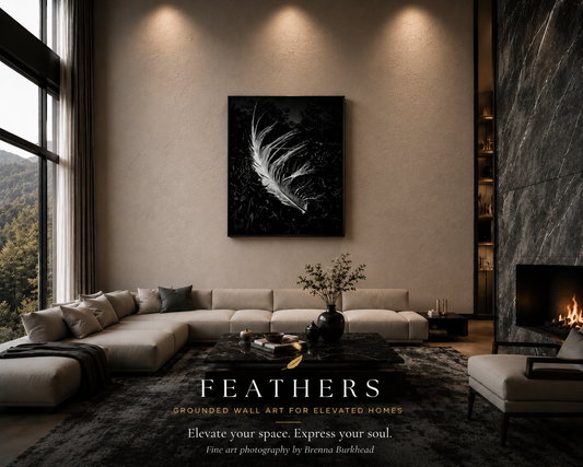Statement Piece ASCEND- Moody Neutral Wall Art Statement Piece