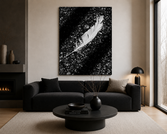 Statement Piece EQUILIBRIUM – Grounded Minimal Wall Art Statement Piece 30x40
