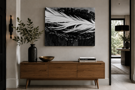REST — Neutral Monochrome Wall Art