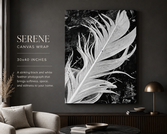 Statement Piece SERENE — Calming Neutral Wall Art Statement Piece 30x40